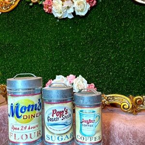 Vintage look canisters